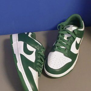 Nike Dunk Low shoes GS white green